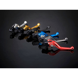 ABM SYNTO Hebelsatz Bremshebel & Kupplungshebel KAWASAKI Z1000 ab 2010 kurz lang gold blau