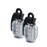 Ventilkappe GRANATE eloxiert schwarz