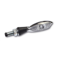 LED Blinker MORELLA UNO schwarz mit getöntem Glas