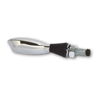 LED Blinker MORELLA UNO schwarz mit getöntem Glas