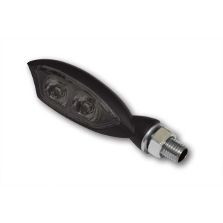 LED Blinker MORELLA DUE  Rücklicht / Bremslicht schwarz mit getöntem Glas