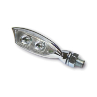 LED Blinker MORELLA DUE  Rücklicht / Bremslicht schwarz mit getöntem Glas