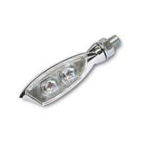 LED Blinker MORELLA DUE  Rücklicht / Bremslicht schwarz mit getöntem Glas