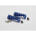ABM rGrip Sport Fussrasten - Set incl. Gelenkkit vorne KAWASAKI Z900  17-19 silber blau