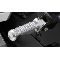ABM rGrip EVO Sport Fussrasten - Set incl. Gelenkkit hinten YAMAHA MT-09 / SP RN43  17-20 schwarz schwarz rot