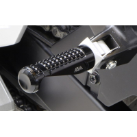 ABM rGrip EVO Sport Fussrasten - Set incl. Gelenkkit hinten YAMAHA MT-09 / SP RN43  17-20 schwarz schwarz rot