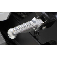 ABM rGrip EVO Sport Fussrasten - Set incl. Gelenkkit vorne HONDA CB650 F RC97  17-18 schwarz schwarz schwarz