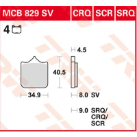 TRW / LUCAS MCB829SV Sinter Bremsbeläge vorne BMW...
