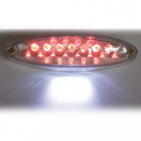 CTC LED MINI Rücklicht / Bremslicht schwarz getönt HONDA CBR1000RR SC59 FIREBLADE 08-09