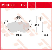 TRW / LUCAS MCB680SV Sinter Bremsbeläge vorne BMW...