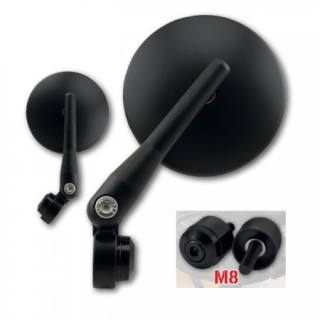 Lenkerendenspiegel TOM mit passenden Lenkerende für KAWASAKI Z125  19-20  kurzer Arm