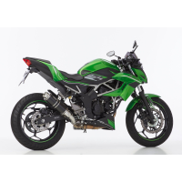 HURRIC SUPERSPORT BLACK EDITION Auspuff KAWASAKI NINJA 125 ab 2021  EURO 5