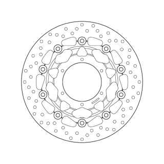 BREMBO Serie ORO Bremsscheibe 78B40824 vorne HONDA CB600 HORNET PC41 ab 2011