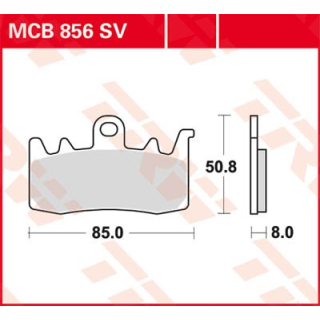 TRW / LUCAS MCB856SV Sinter Bremsbeläge vorne DUCATI 939 SUPERSPORT / S  17-19