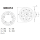 BREMBO Serie ORO Bremsscheibe 68B407L0 hinten