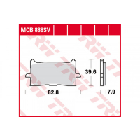 TRW / LUCAS MCB888SV Sinter Bremsbeläge vorne HONDA...