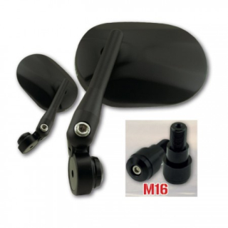Lenkerendenspiegel TREVI mit passenden Lenkerenden für YAMAHA MT-10 RN45  16-21