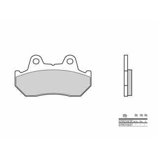 BREMBO Sinter Bremsbeläge 07HO18SP hinten 