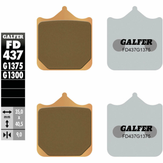 GALFER Sinter Bremsbeläge vorne FD437 - G1375 BMW S 1000 R  17-20