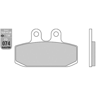 GALFER Sinter Bremsbeläge hinten FD074 - G1370  MOTO GUZZI V85 TT  19-20