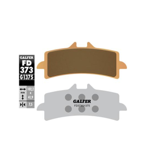 GALFER Sinter Bremsbeläge vorne FD373 - G1375 SUZUKI GSX-S 1000  17-20