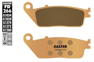 GALFER Sinter Bremsbeläge vorne FD266 - G1370 HONDA CBR500 R PC62  ab 2021