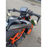 Lenkerendenspiegel STORM für KTM DUKE 390  21-23  mit passenden Lenkerenden