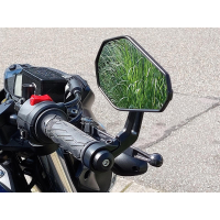 Lenkerendenspiegel SOLID für SUZUKI SV650  16-20  mit passenden Lenkerenden