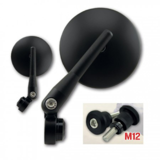 Lenkerendenspiegel TOM mit passenden Lenkerenden für BMW R nine T  R9T  14-16  kurzer Arm