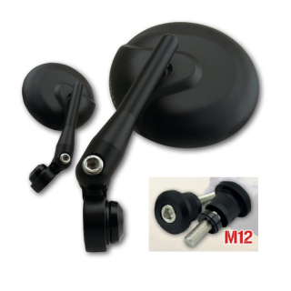 Lenkerendenspiegel NOVARA mit passenden Lenkerenden für BMW R nine T  R9T ab 2021