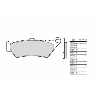 BREMBO Sinter Bremsbeläge 07BB03SP hinten BMW K1600 GRAND AMERICA  18-19