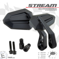 Lenkerendenspiegel STREAM für YAMAHA MT-07 RM04...