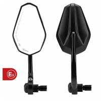 Lenkerendenspiegel SOLID für YAMAHA MT-125 RE29  17-19  mit passenden Lenkerenden