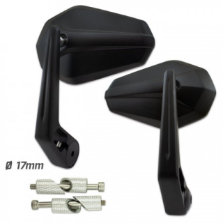 Lenkerendenspiegel SOLID für HONDA CB125R JC79  18-20 mit passenden Lenkerenden