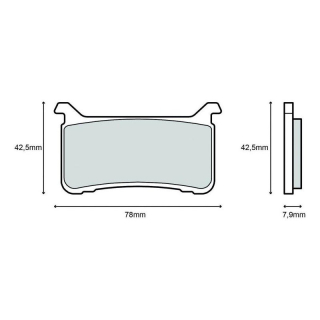 BREMBO Sinter Bremsbeläge 07HO63SA vorne HONDA CBR1000RR ABS  ab 2017