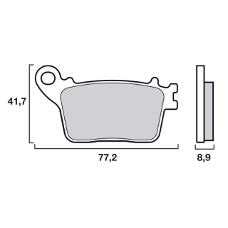 BREMBO Sinter Bremsbeläge 07HO59SP hinten KAWASAKI ZX-10R (ABS)  11-15