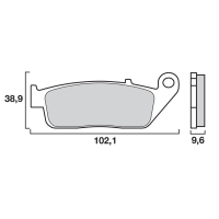 BREMBO Sinter Bremsbeläge 07HO31SP hinten TRIUMPH...