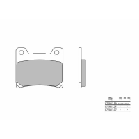 BREMBO Sinter Bremsbeläge 07YA11SP hinten YAMAHA SRX...