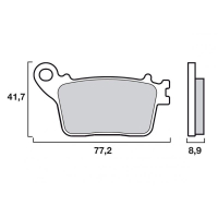 BREMBO Sinter Bremsbeläge 07HO59SP hinten YAMAHA YZF...