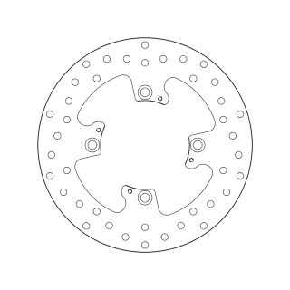 BREMBO Serie ORO Bremsscheibe 68B407N6 hinten TIUMPH TIGER 800 ab 2011 alle Modellvarianten