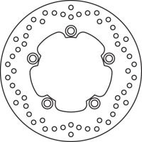 BREMBO Serie ORO Bremsscheibe 68B40750 hinten YAMAHA YZF...