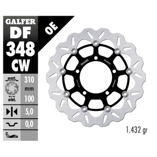 GALFER WAVE Bremsscheibe DF348CW vorne SUZUKI GSX-R 1000  05-06