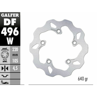 GALFER WAVE Bremsscheibe DF469W hinten YAMAHA XSR700 RM36 / RM37  ab 2021