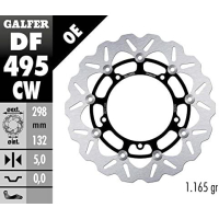 GALFER WAVE Bremsscheibe DF495CW vorne YAMAHA DT125 X SM...