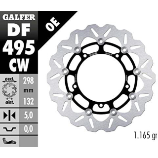 GALFER WAVE Bremsscheibe DF495CW vorne YAMAHA MT-09 / SP RN43  17-20
