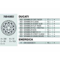 BREMBO Serie ORO Bremsscheibe 78B408B2 vorne DUCATI SCRAMBLER 800 alle Modell Versionen  17-20