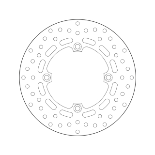 BREMBO Serie ORO Bremsscheibe 68B407P7  hinten  HONDA CRF1000 AFRICA TWIN / ADVENTURE SPORTS SD04 / SD06  15-19