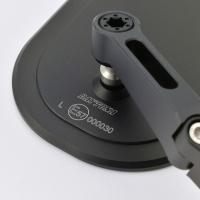 DAYTONA Lenkerendenspiegel D-16 Alugehäuse schwarz ultra flach