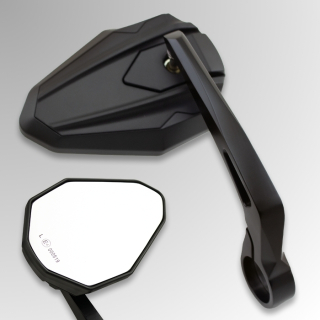 Lenkerendenspiegel HERO für YAMAHA MT-09 RN29  13-16 mit passenden Lenkerenden