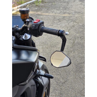 Lenkerendenspiegel HERO für KAWASAKI Z900 RS  21-25  mit passenden Lenkerenden